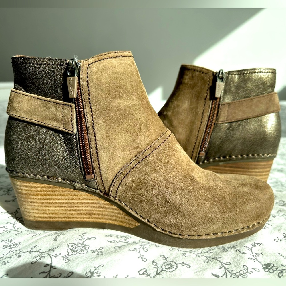 Dansko Wedge Booties